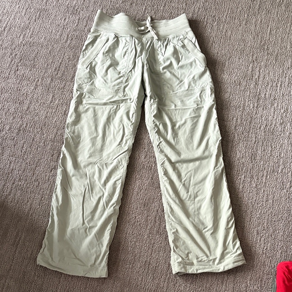 Light Green Dance Studio Pants Lined 6-short